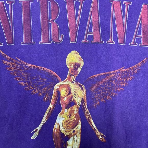 Nirvana in Utero Rock T-shirt size Small - Picture 3 of 8